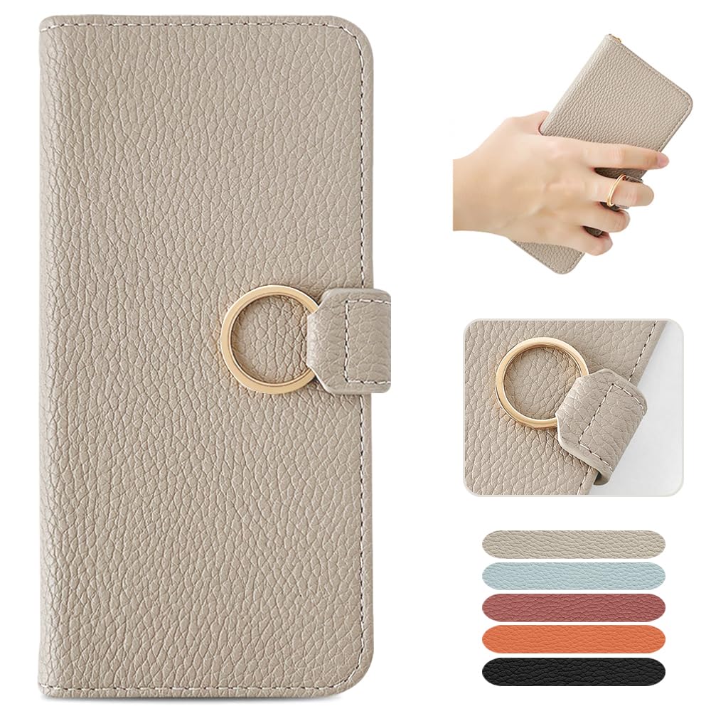 MAGICASE Wallet Style Case for Google Pixel 8a, Ring & Strap Hole Included, Magn