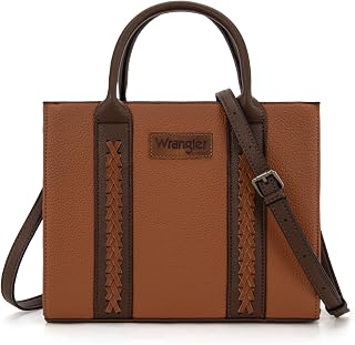 Wrangler Tote Bags for Women Top-handle Handbags and Purse for Women with Adjustable Strap