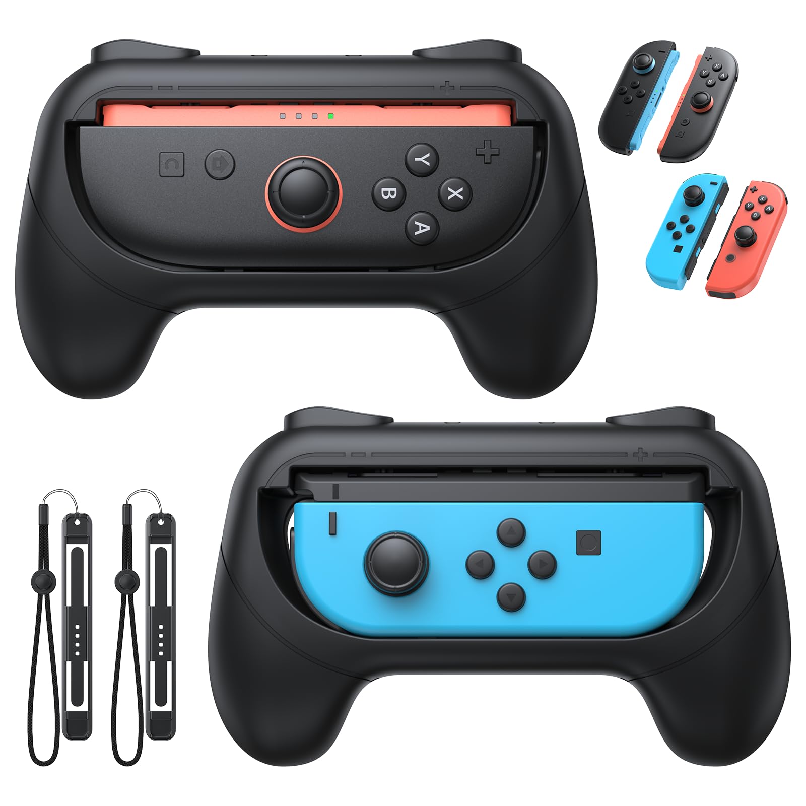 FASTSNAIL Switch Controller Grips for Nintendo Switch 2/1/OLED for Joy-Con | Swi