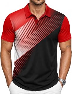 SCODI Mens Golf Polo Shirt Short Sleeve Tactical Tennis Casual T Shirt