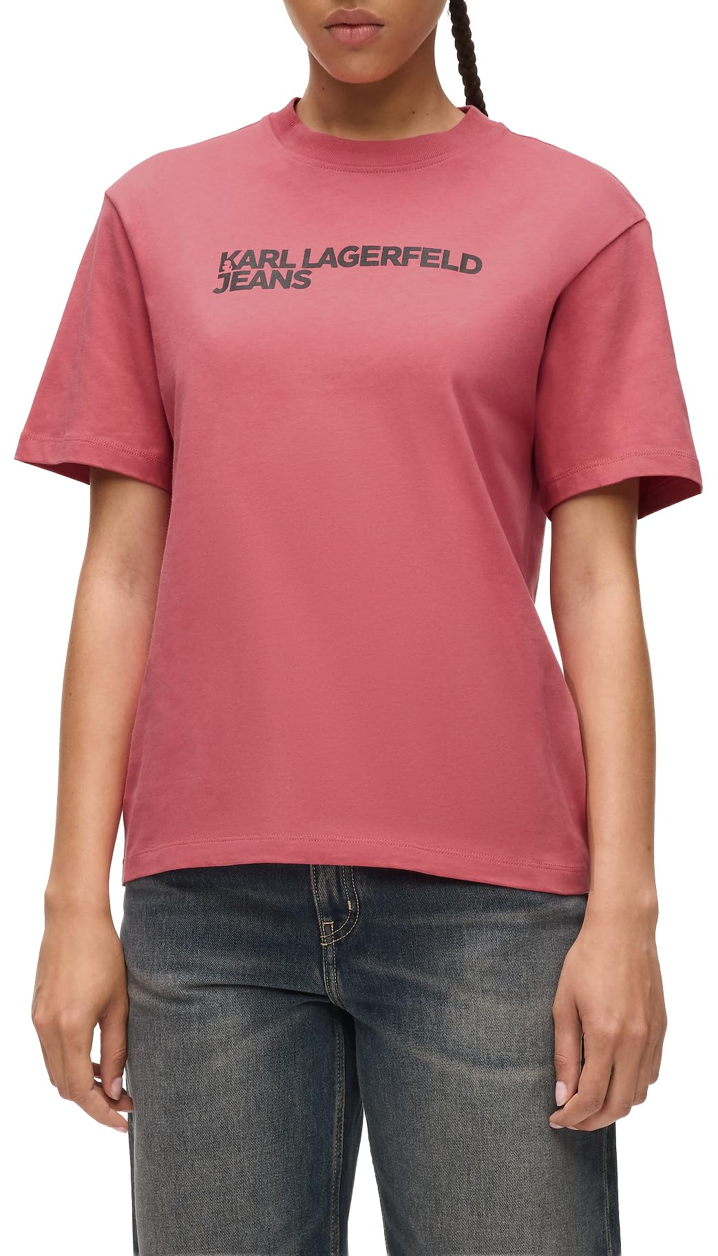 Karl Lagerfeld Jeans Women's Regular Short Sleeve Essential T-Shirt