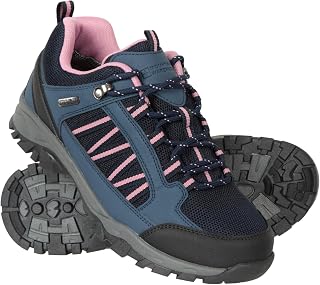 Mountain Warehouse Path Womens Outdoor Walking Shoes | Durable & Waterproof Ladies Footwear with Great Grip & Stability, Cushioned Footbed for All-Day Comfort, For Hiking, Trekking