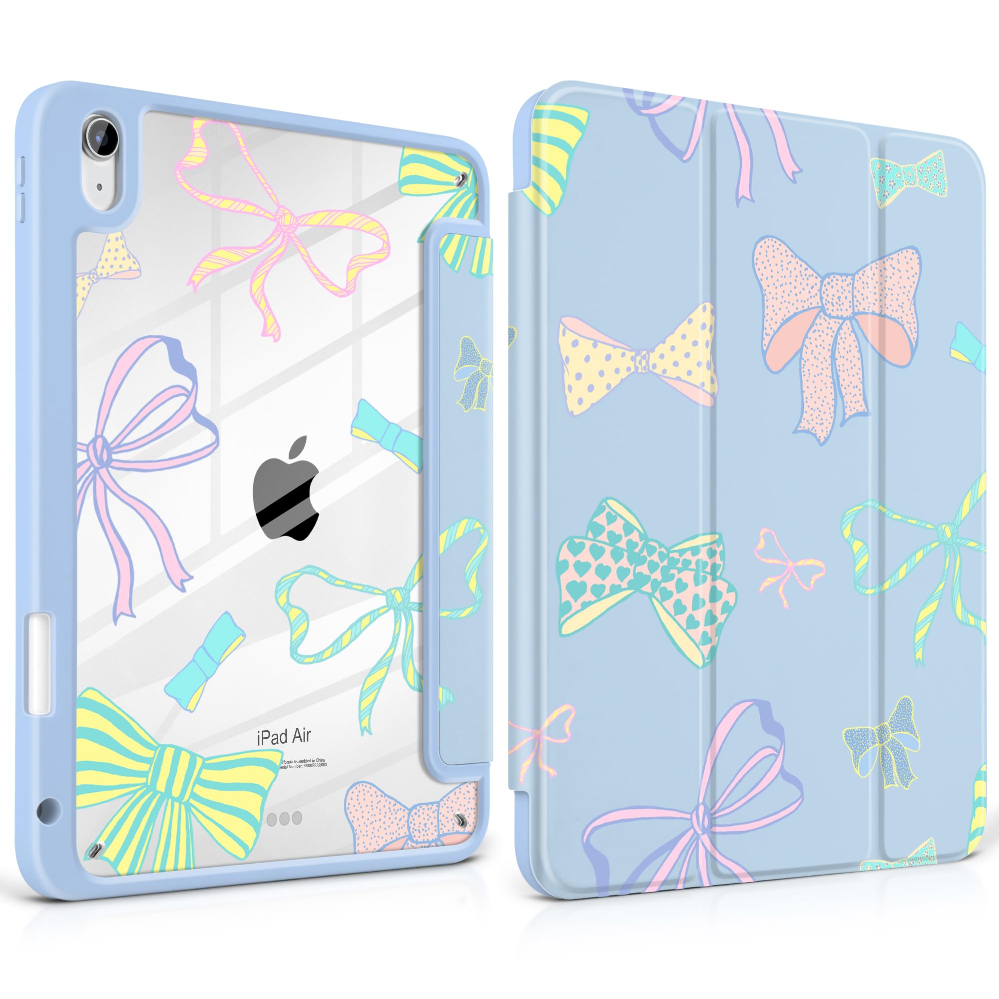 MEEgoodo Case for iPad Air 11 inch M3 2025 / M2 2024, iPad Air 5th/4th Generatio