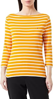 Tommy Hilfiger New Cody Women's Slim Boat Neck Long-Sleeved Shirt