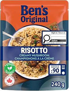 BEN'S ORIGINAL Risotto Creamy Mushroom Side Dish, 240g Pouch