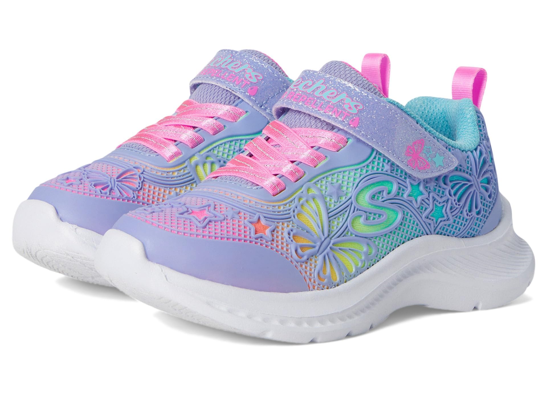 Skechers Jumpsters 2.0 Butterfly Flush TrainersGirls and Girls