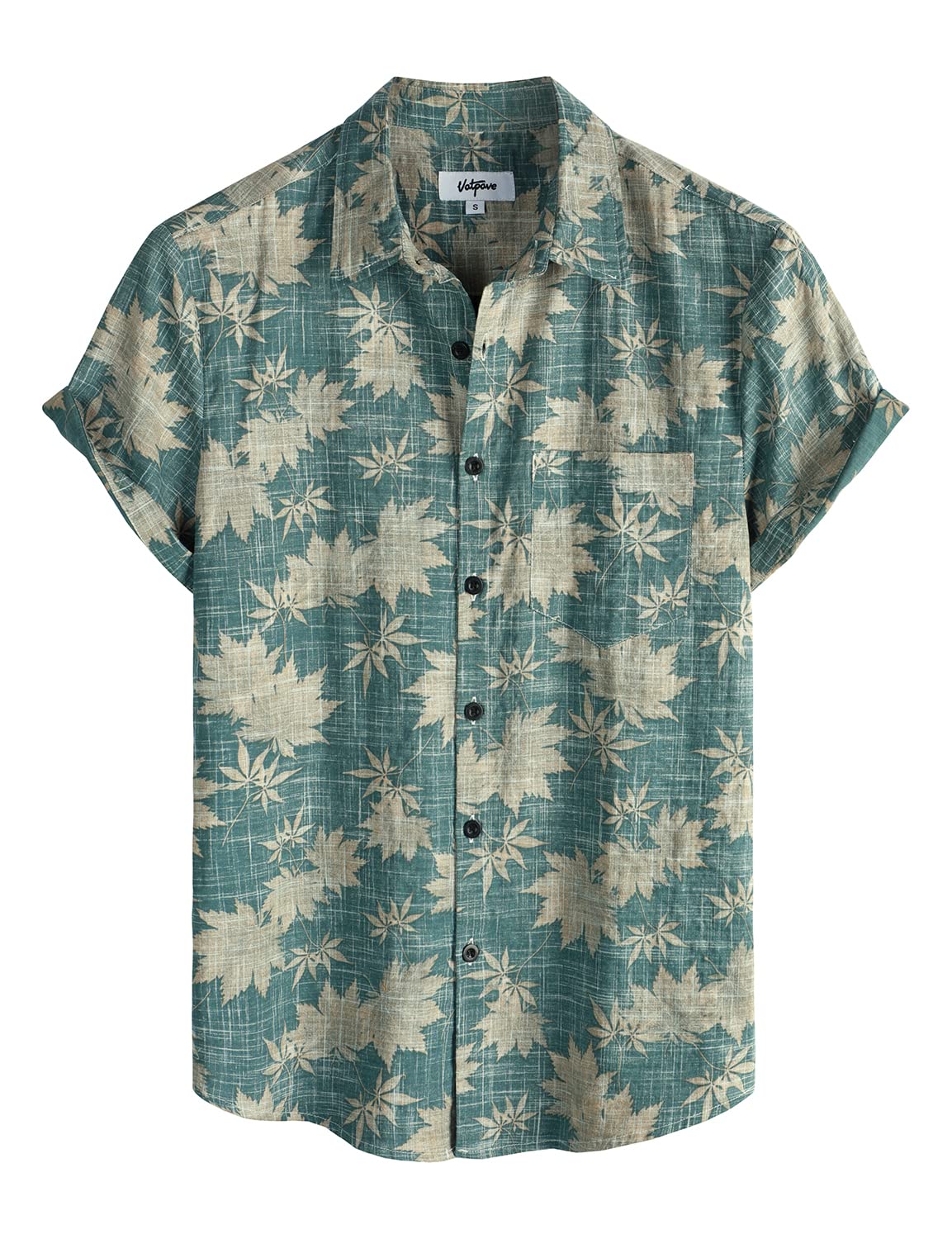 VATPAVE Mens Hawaiian Shirts Casual Summer Short Sleeve Button Down Shirts