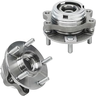 Detroit Axle - 2pc Front Wheel Bearing Hub Assembly for Nissan Maxima Pathfinder Altima Murano Infiniti JX35 QX60 QX50, Wheel Bearing Hub Assembly 5 Lugs