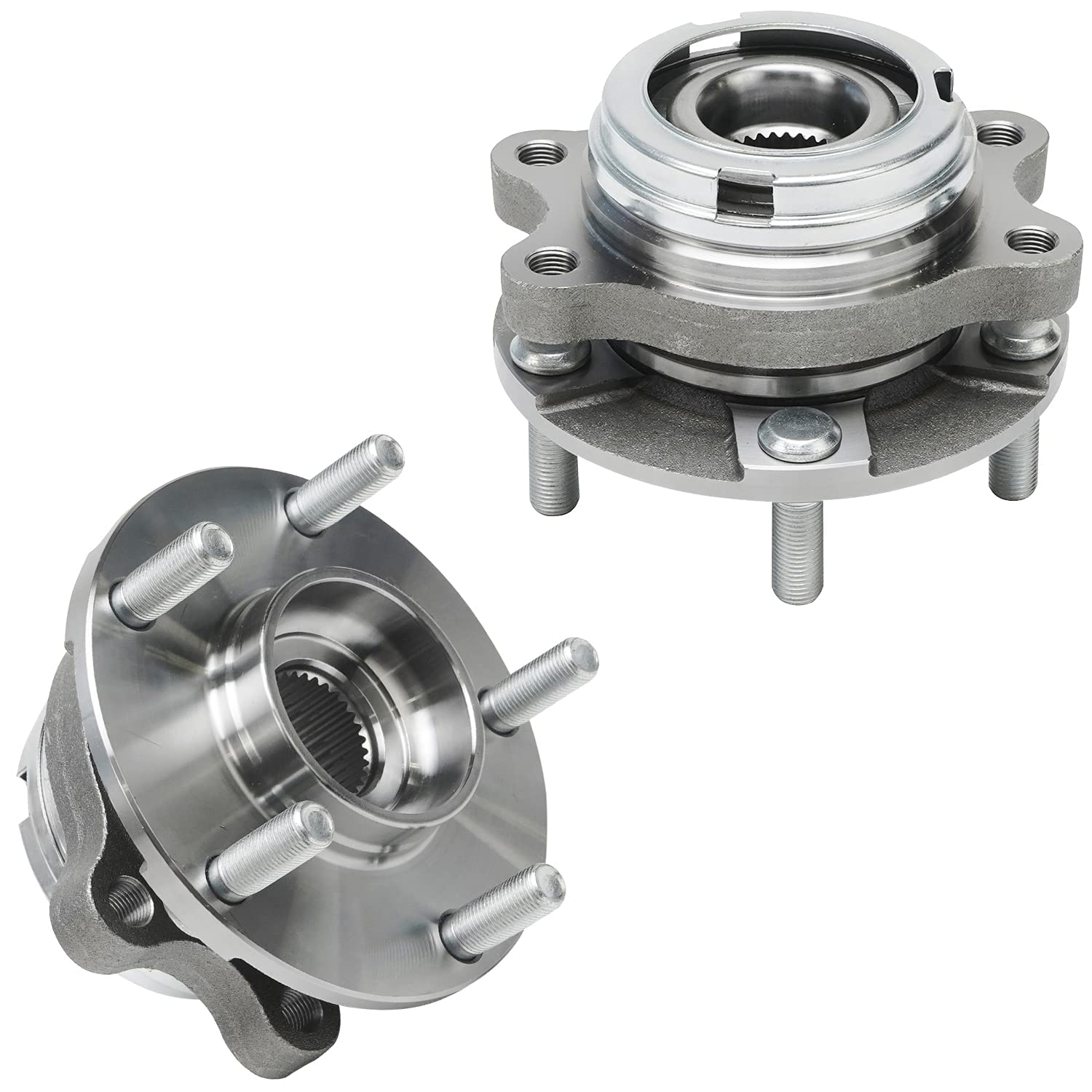 Detroit Axle - 2pc Front Wheel Bearing Hub Assembly for Nissan Maxima Pathfinder