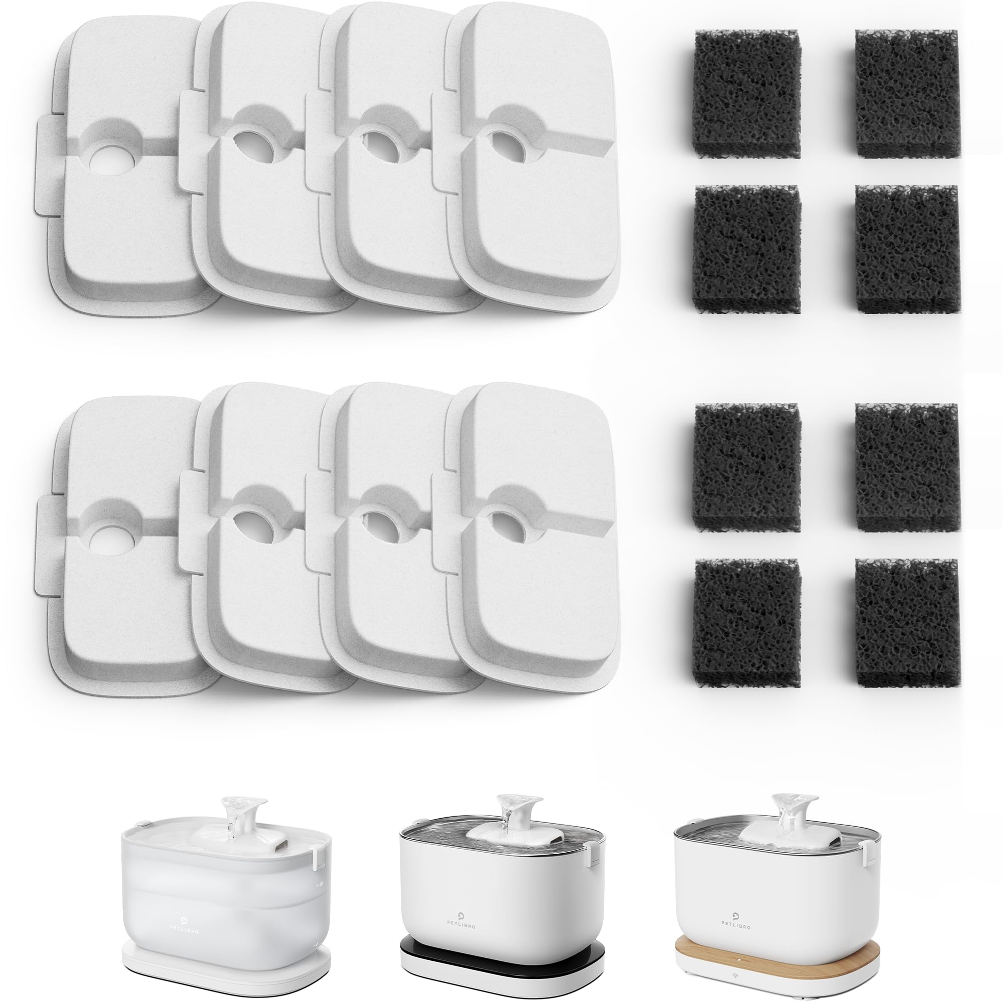 PETLIBRO Replacement Filters for Dockstream Cat Water Fountain PLWF106/PLWF116/P