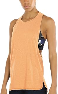 icyzone Women's Workout Tank Top Loose Fit - Muscle Tank Exercise Gym Yoga Tops Running Athletic Shirts