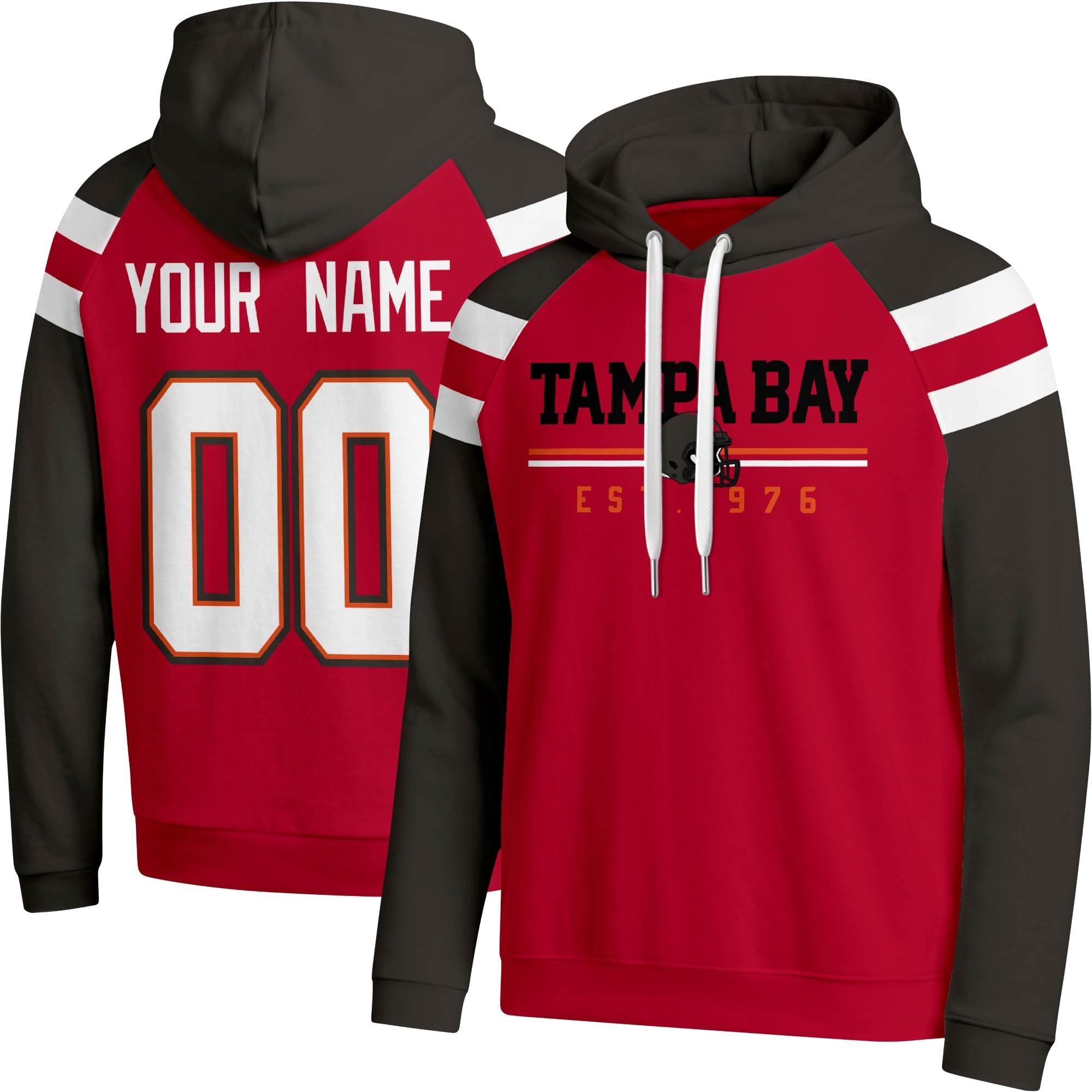 KREDE Hoodie Sweatshirt Custom Name Number Gifts for Youth