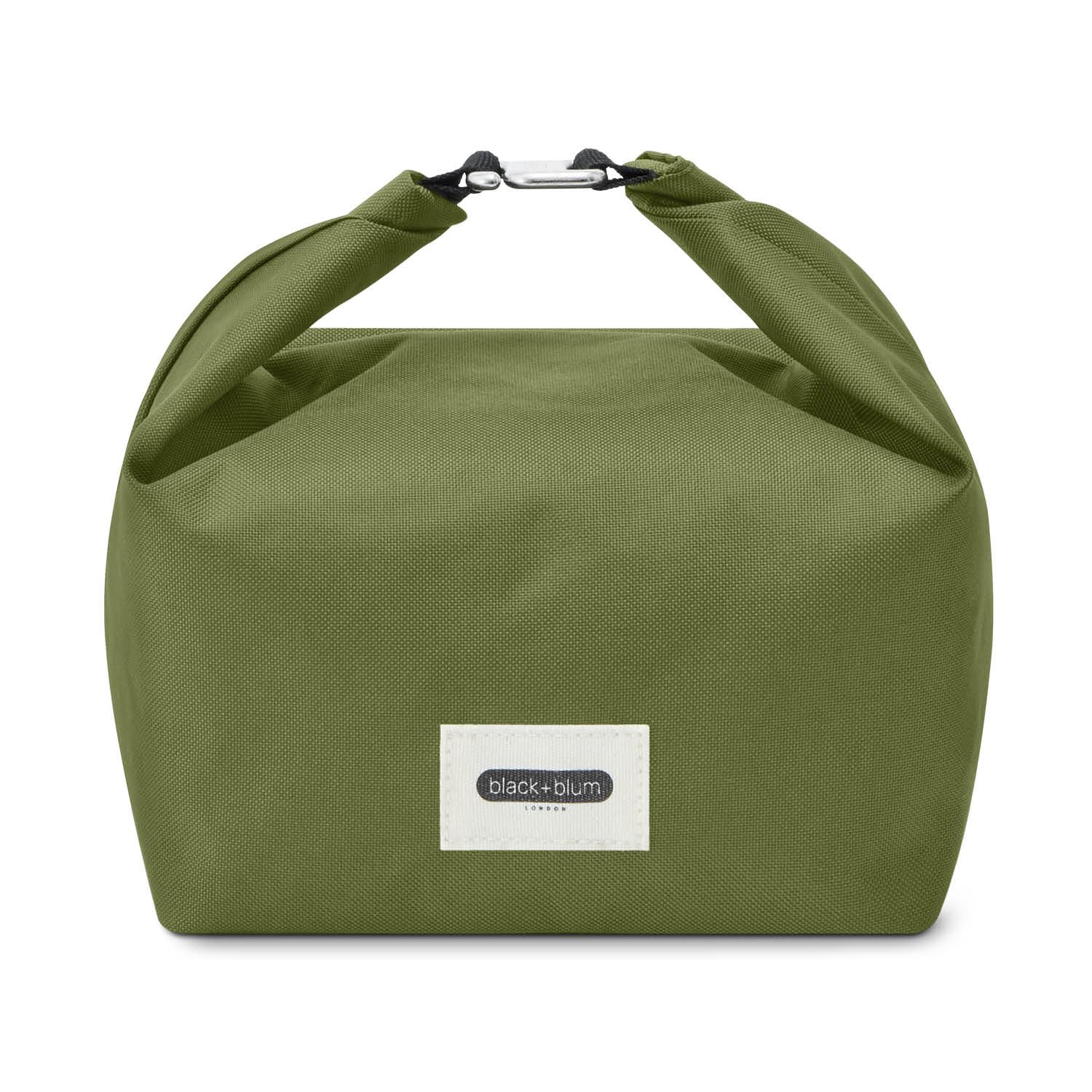 BLACK + BLUM Isolierte Lunchtasche | Rolltop | 6,7 L | Moos | 7,3 x 23cm