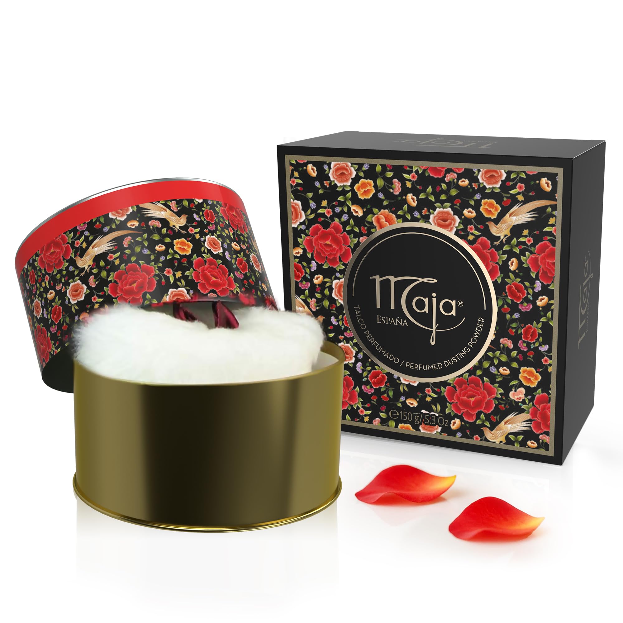 Maja Perfumed Talcum Powder | Classic Oriental Scent | 5.3 oz | 1-Pack | Keeps s
