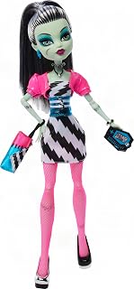 Monster High Dawn of the Dance Frankie Stein Reproduction Doll | Boo-riginal Creeproduction Frankie Stein with Party Dress and Accessories like Purse, Photos, Invite and Doll Stand