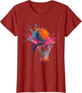 Basketball Splash Graphic Basketball Player Team Player T-Shirt