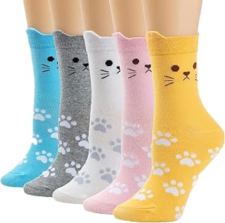 Women Socks Funny Colorful Cute Fancy Funny Casual Socks for Mom Girlfriend
