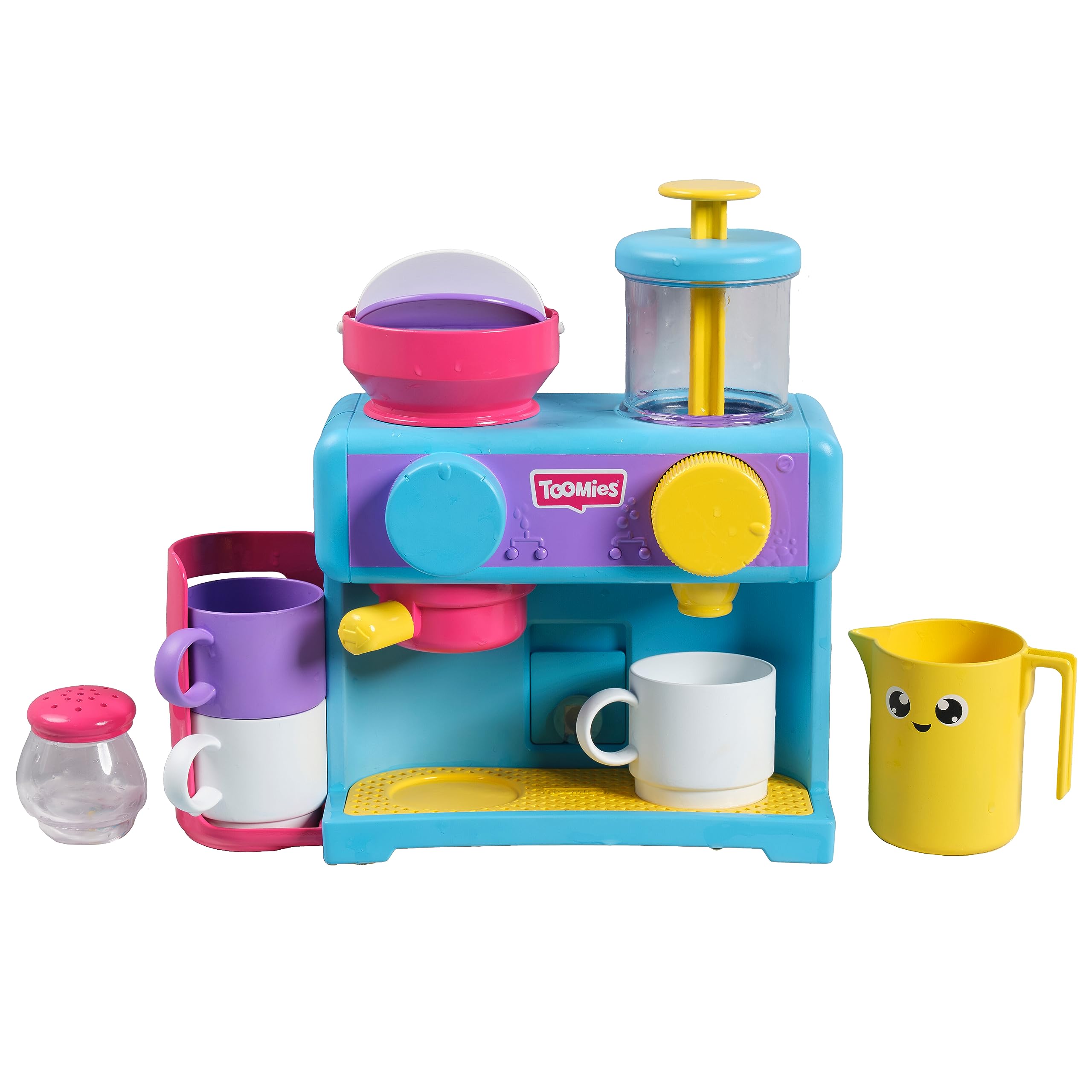 Toomies Bath Barista - Wall Mounted Bath Toys for 1 Year Old, Toddler | Bubble B