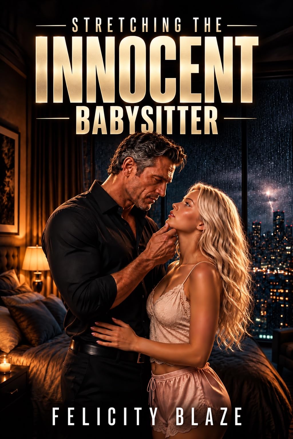 Stretching the Innocent Babysitter: Dominant Daddy Breeds His Petite Virgin Neig