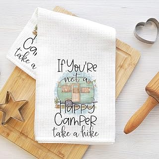 Country Kitchen Towels, Cute Decorative Dish Towels, Absorbent Flower Tea Towel Gifts for Fashion Bathroom Home Decor, Cute and Funny Kitchen Designs for The Camper, Gifts for Chefs Mom Friend-5