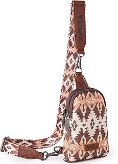 Wrangler Crossbody Clear Sling Bags for Women Stadium Approved Cross Body Purse for Sports Events Concerts