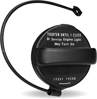 Beypovk Gas Cap, Fuel Cap Replacement OEM #17251-3JA0A 17251-9BD0E, Car Accessories Fuel Tank Filler Cap Compatible with Nissan, Frontier, Murano, Altima, Infiniti （Black)