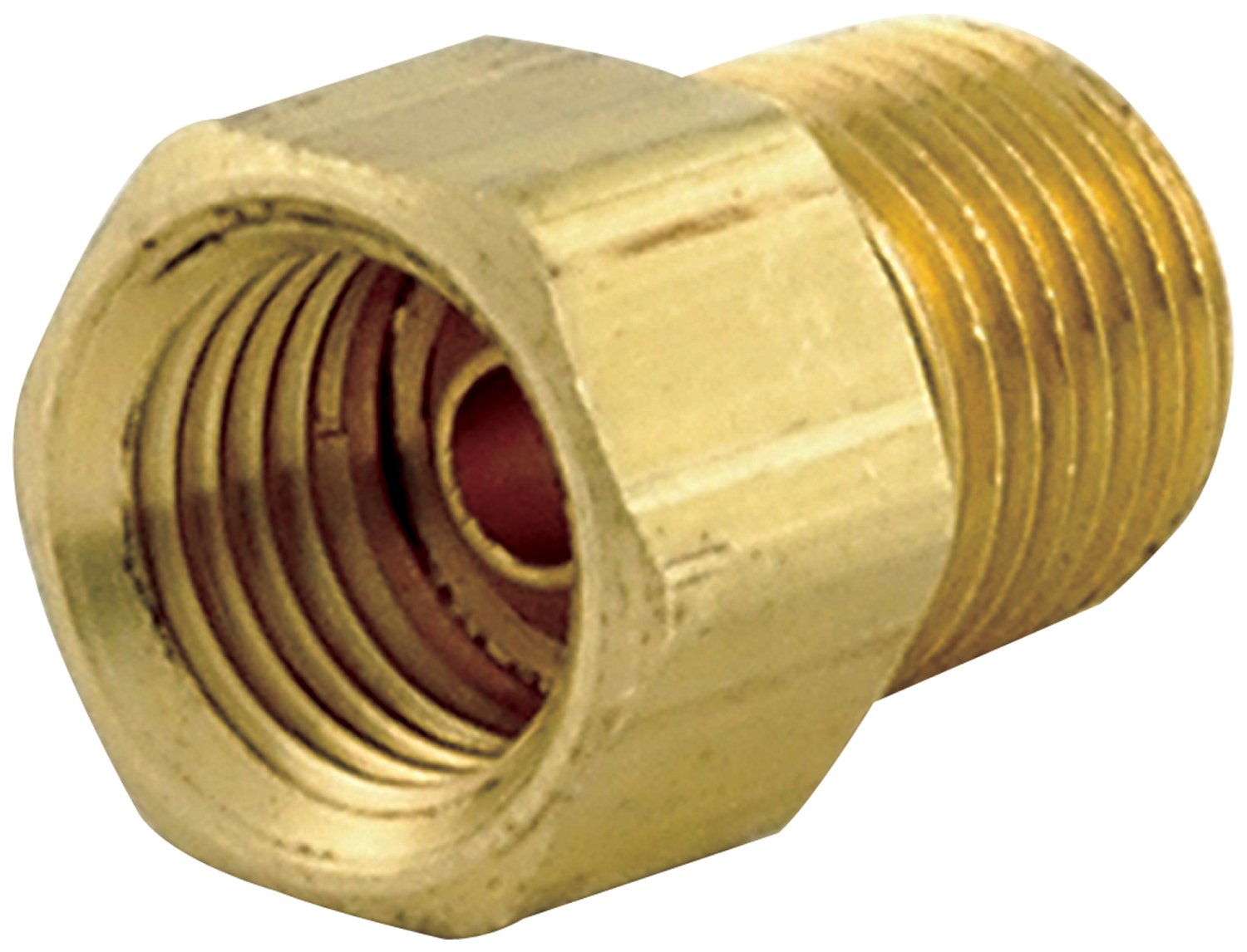 Allstar Performance ALL50120 1/8" NPT to 3/8-24" Adapter Fitting 4 Pac
