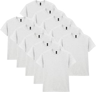 Gildan Men's Heavy Cotton T-Shirt, Style G5000 (Pack of 10) T-Shirt (Pack of 10)