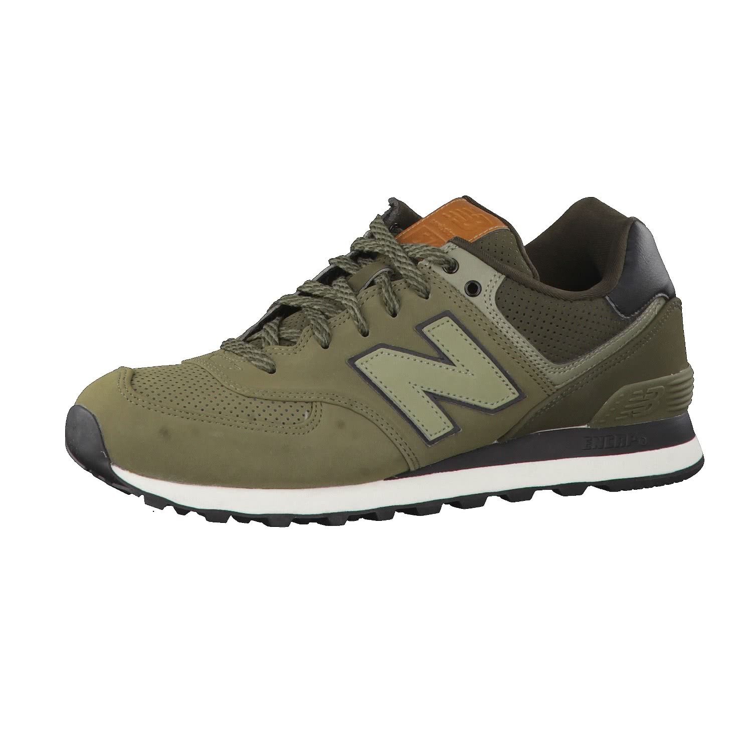 New Balance 574, Mens Trainers, Green (Olive), 10 (44.5 EU)
