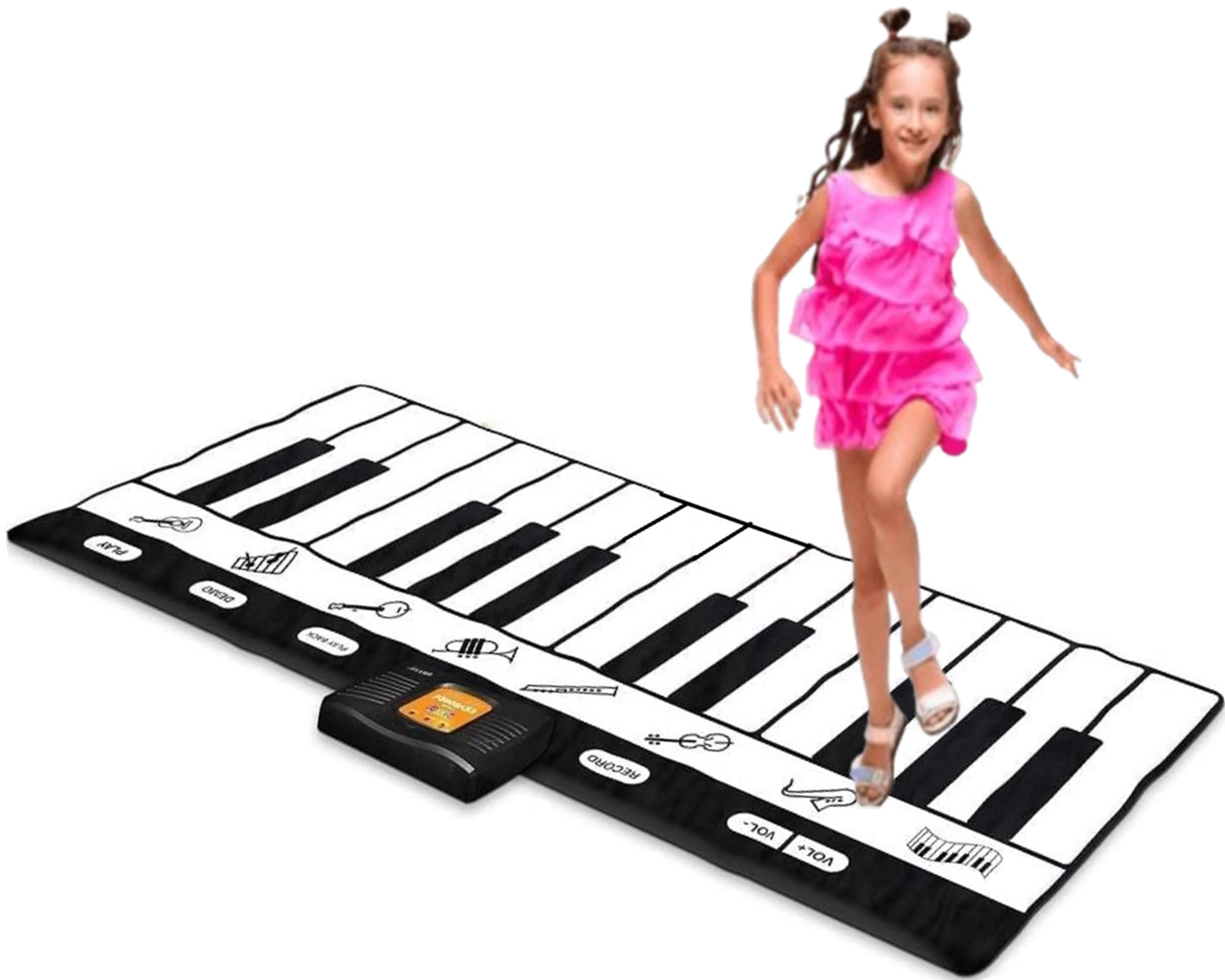 Play22 Giant 6 Ft Floor Piano Mat for Kids Age 3-8, Dance Mat for Toddlers | Bui