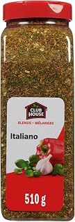Club House, Quality Natural Herbs and Spices, One Step Seasoning, Italiano, 510g (17.99oz), Product of Canada