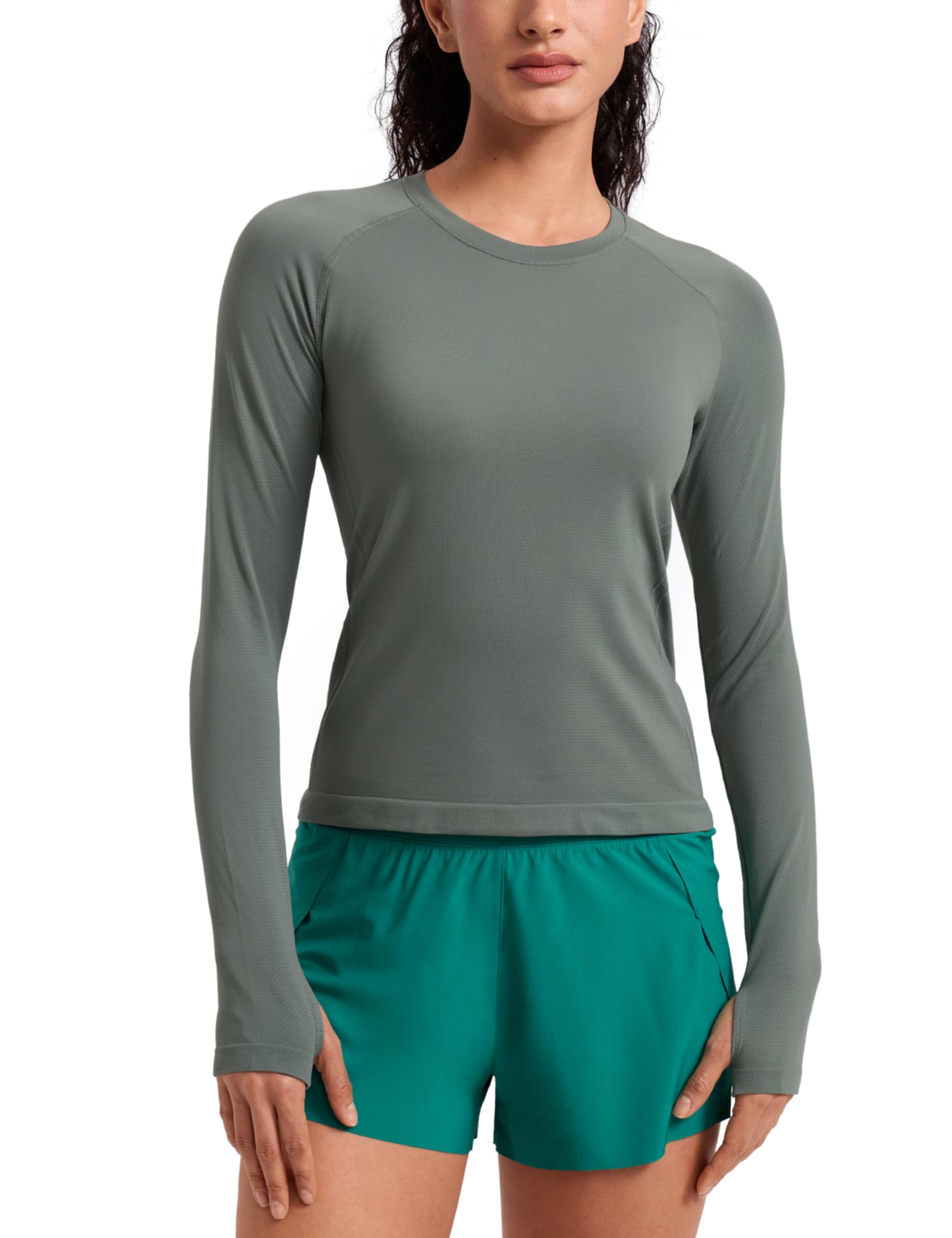 CRZ YOGA Seamless Top Length Waist
