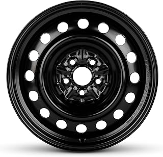 For 2003-2008 Toyota Corolla Rims 15 Inch Painted Black Car Rim - OE Direct Replacement - Road Ready Car Wheel