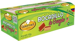 Gourmet Latino - Pack of 36 Guava Snacks - 950g - Sweet Flavor | Energy Value 23g Hc per Snack - High Vitamin C Content - Used in Cycling - No Preservatives or Additives