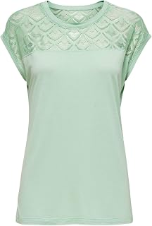 Only Women Onlnicole S/S Mix Top Noos T-Shirt