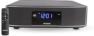 Aiwa - Exos 30W Home Speaker with CD Player, Bluetooth & FM Radio | Optical Digital Input, Dual 1-Inch Tweeters, Dual 2-Inch Bass Units, IR Remote Control, Premium Stereo Sound
