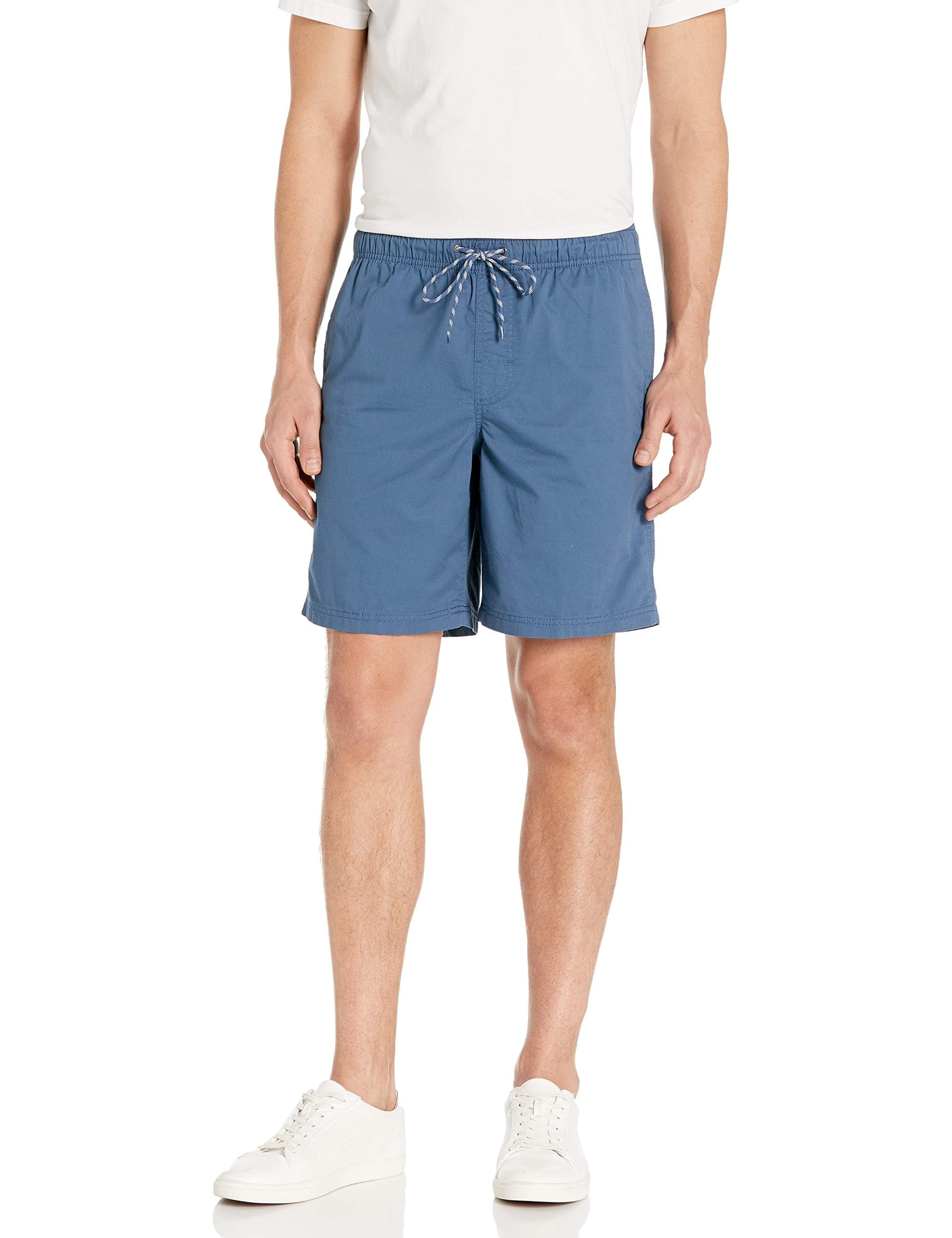 Amazon Essentials Men's Relaxed Fit 8" (20cm) Cotton Shorts with Elastic Waist a