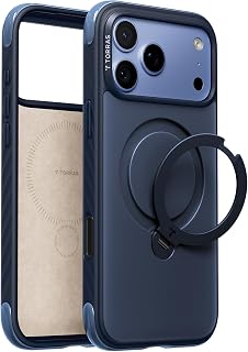 TORRAS Q3 Rugged for iPhone 17 Pro Max/18 Pro Max Case, 360° Magnetic Stand