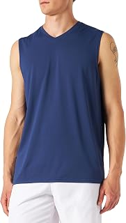 MEETYOO Men’s Tank Top, Sleeveless Tops Quick Dry Tank T Shirt Vest Top for Running Gym Sport Fitness