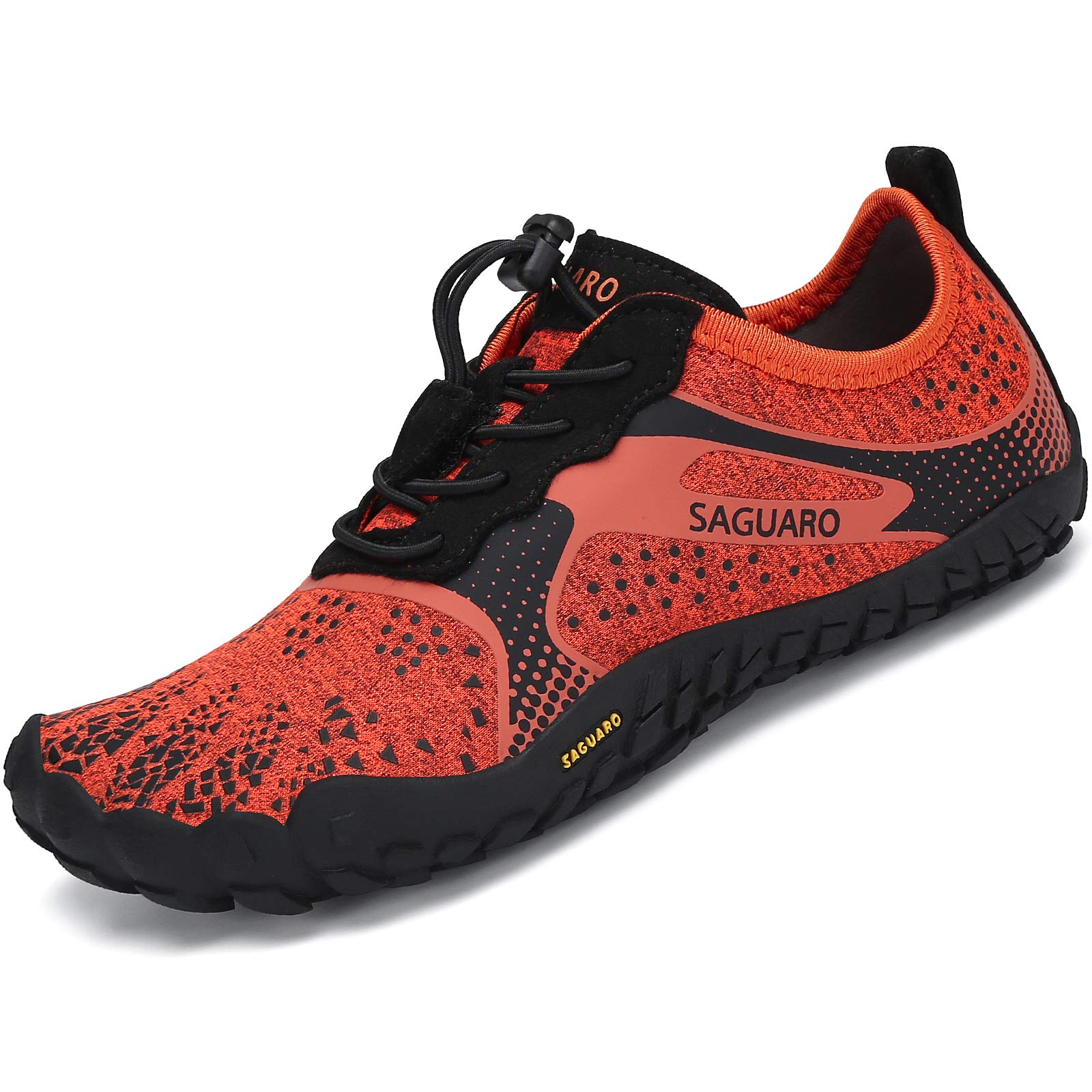SAGUARO Kids Barefoot Trail Shoes Girls Breathable Minimalist Trainers, 24-36 EU