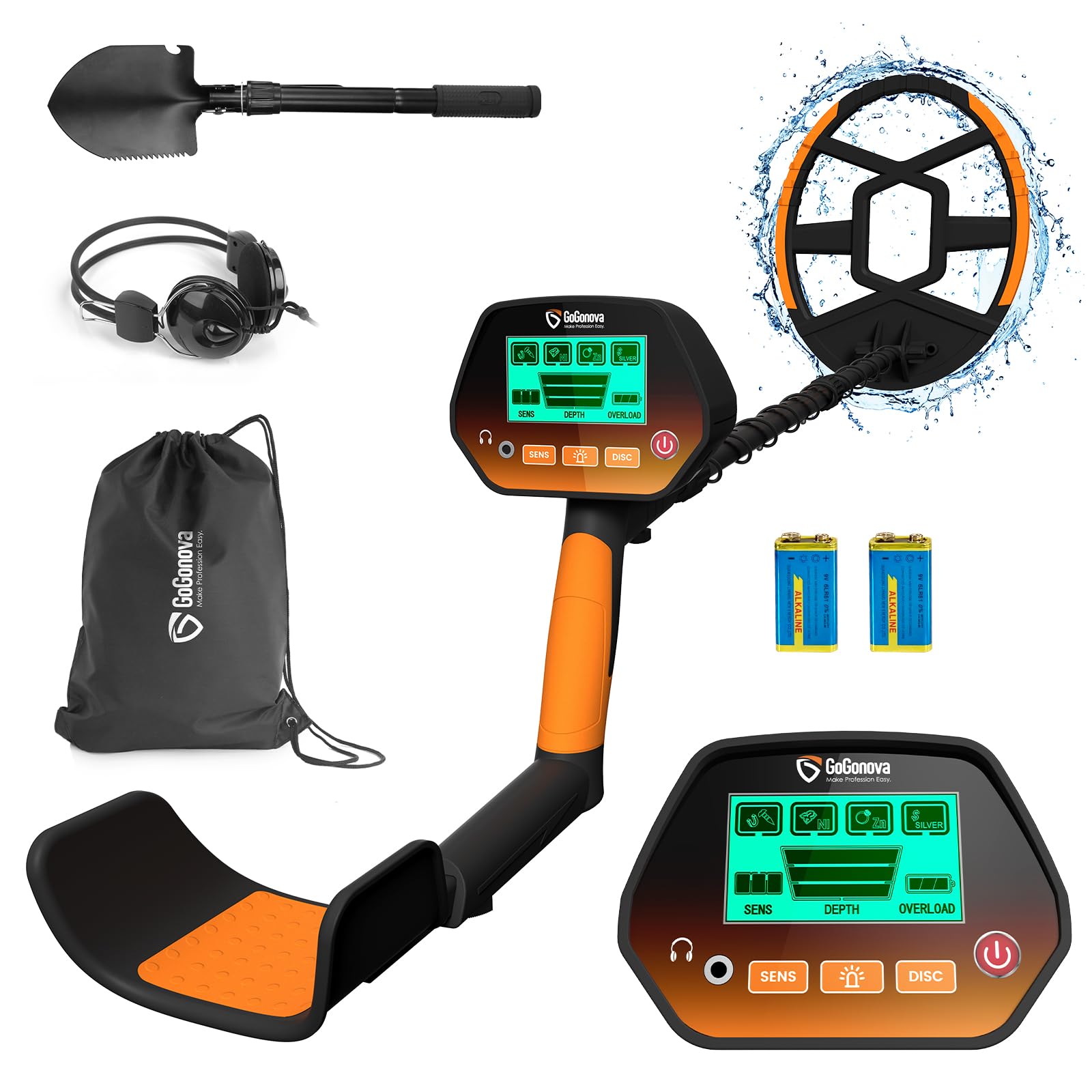 GoGonova Metal Detector for Adults & Kids, PD70 | GoGonova Kids Metal Detector, 