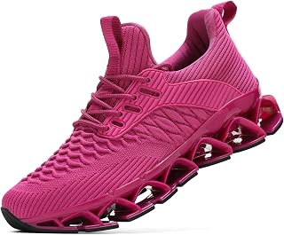 Wrezatro Women's Slip on Walking Running Shoes Blade Tennis Casual Fashion Sneakers Comfort Non Slip Work Sport Athletic Trainer