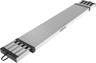 Garvee Aluminum Work Plank, 8-13 ft Telescoping Plank | 440LBS Capacity, Anti-Slip Texture, 12.5" Width, Adjustable Aluminum Plank, For Indoor & Outdoor Work