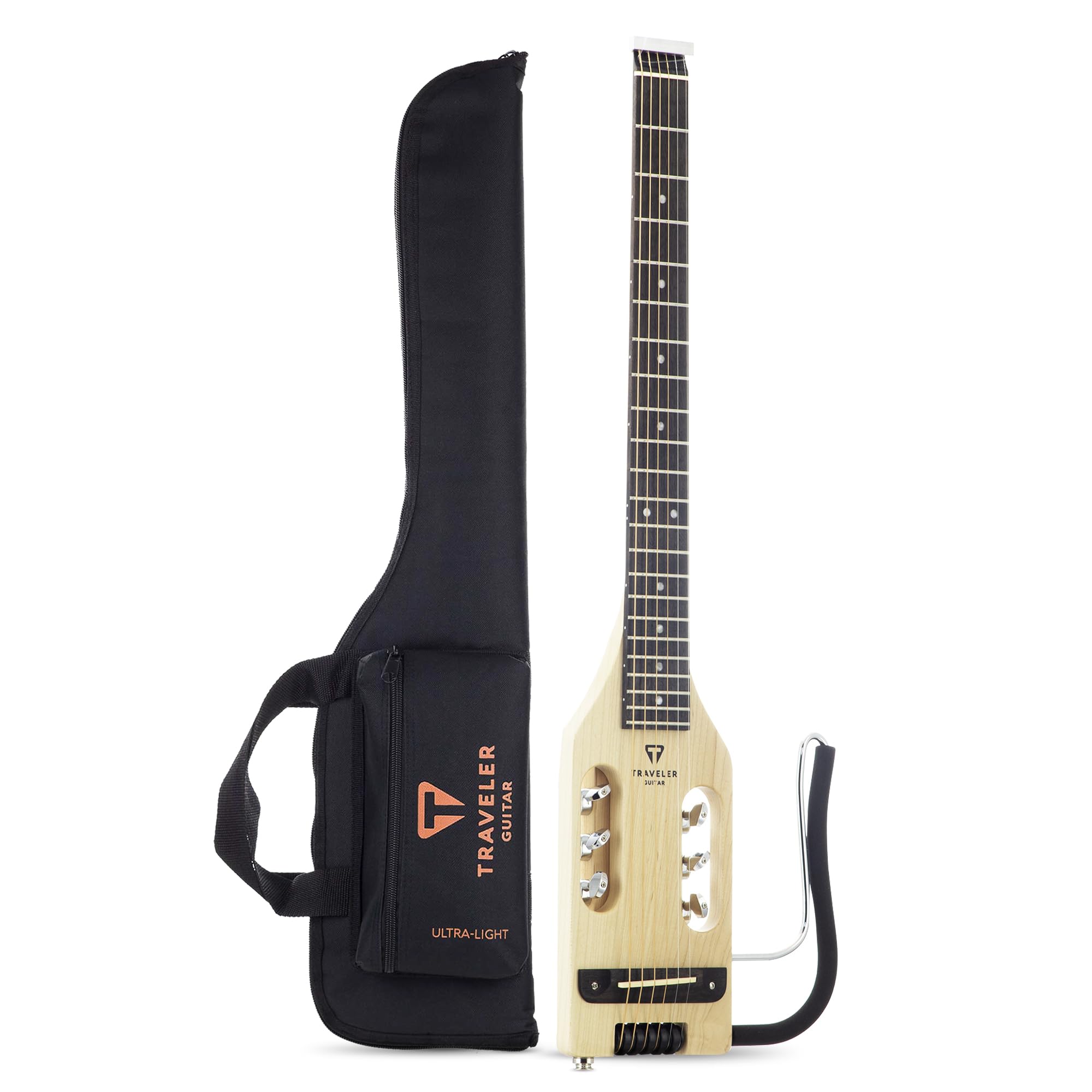 Traveler Guitar Ultra-Light Acoustic Guitar Maple | Portable Acoustic with Remov