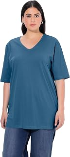 Ulla Popken Gemütlicher Spitzen T-Shirt for Women