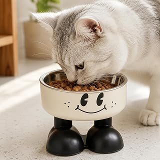 Personalized Pet Name, Stainless Steel Raised Pet Bowl, Dog Bowl - Heavy Duty Spill Proof Base, Non Slip Raised Feeding Plate