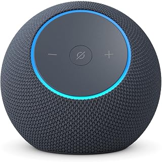 Amazon Echo Dot Max (newest gen), Bluetooth speaker with room-filling sound and built-in smart home hub, Graphite, with Alexa+ Early Access
