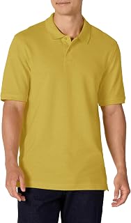 Amazon Essentials Men's Regular-Fit Short-Sleeve Cotton Piqué Polo Shirt (Available in Big and Tall)