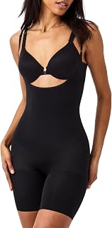 SPANX SPANXsculpt Power Series Open-Bust Mid-Thigh Bodysuit - Level 4 Compression - Lightweight Body Shapewear for Women
