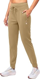 G Gradual Women's Fleece Lined Joggers Water Resistant Hiking Pants